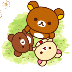 Rilakkuma, Korilakkuma, and Koguma-chan